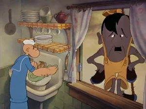 Horse Rear Hitler.png (1.59 MB) Hitler appears on a horse's rear end in "Her Honor the Mare".