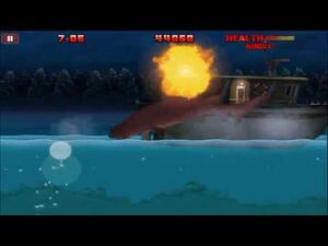 Gameplay of Hungry Shark Night.