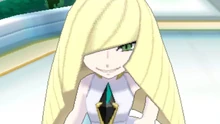 Lusamine's evil grin.