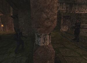 The final battle between the hero and Raven.