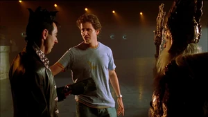 Tim gives the mask back for Loki and Odin.