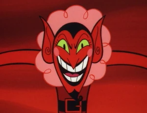HIM's evil grin