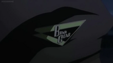 black ghost in anime BG clip