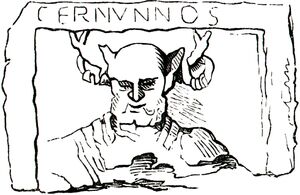 Cernunnos Yaldabaoth.jpg (162 KB) Yaldabaoth as the god Cernunnos from "It looks down on them, bellowing, content and apathetic as everything burns around them."