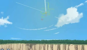 The Dark Lord's defeat through the Chosen One's flashback.