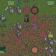 A dwarven mayor in a parley with goblins, discussing an artifact. (premium version)