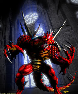 Diablo's second form after possesing Aidan.