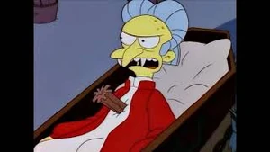 "You're fired!" Count Burns' villainous breakdown.