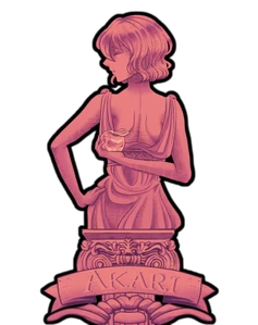Akari's statue during Stage 2.