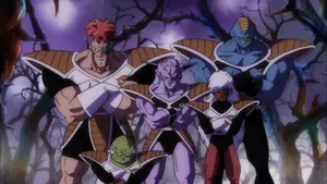 The Ginyu Forces, as they appears in Dragon Ball Super.