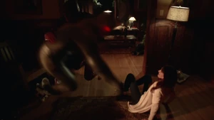 Barry saving Nora Allen from Eobard.