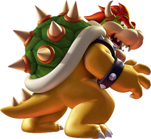 Bowser's artwork of New Super Mario Bros. U