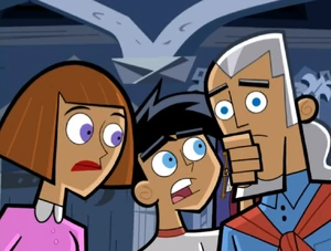 Danny stops Vlad from kissing Maddie in disgust.