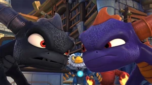 Dark Spyro finally meets his arch-enemy Spyro