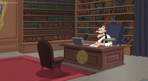 Doofenshmirtz has succeeded in taking over the Tri-State Area (for the second time) after being elected as its first Tri-Governor.