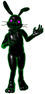 Glitchtrap's incomplete form.