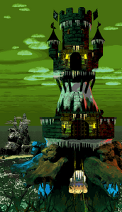 K. Rool's Keep, the main residence of K. Rool.