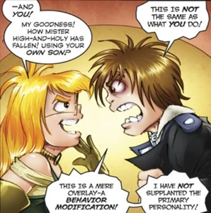 KlausGil-LuAgatha-v16p40.jpg (75 KB) Lucrezia/Agatha and Klaus/Gil, arguing.