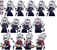 Lucifer's in-game sprites.