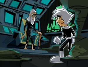 (Danny: Defenseless? Old? man what happen to you?) "I could ask you the very same question my boy..."