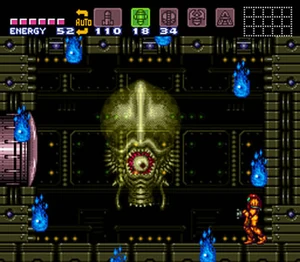 Phantoon in Super Metroid.