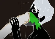 SCP-153 liquifying a victim