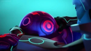 One of Morando's soldiers begs him not to kill him, but to no avail.