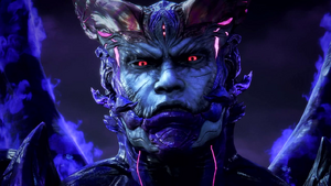 Tekken 8 True Devil Kazuya face