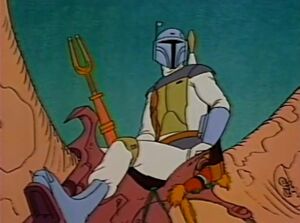 Boba Fett as he appeared in The Star Wars Holiday Special.