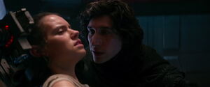 Kylo interrogates Rey