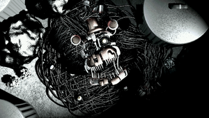 A rare screen of Molten Freddy.