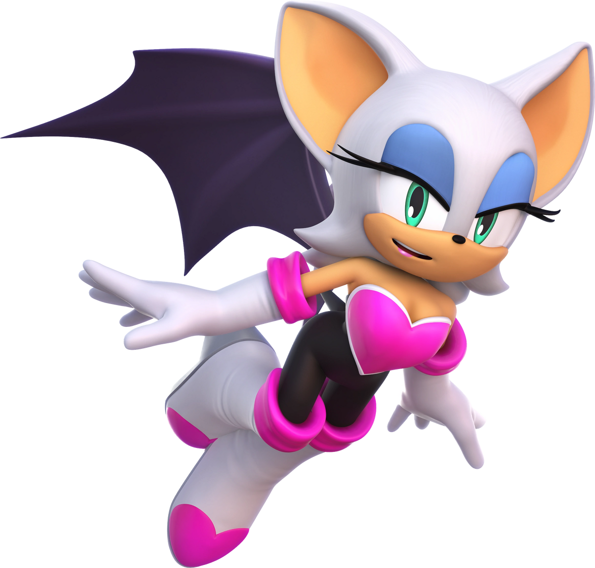 Rouge the Bat Unused Design (Sonic Heroes) by ModernLixes on