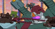 The Decepticons invade Cybertron
