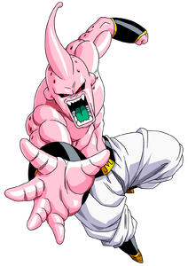 Majin Buu Looking at Hourglass