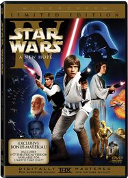 Vader on the cover of Star Wars: A New Hope DVD.