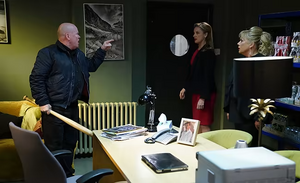 Phil confronts Mel with the assumption that Hunter has forced himself on Louise to get back at him over his father's death (2018).