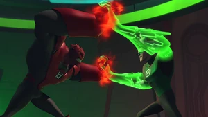Atrocitus vs. Hal Jordan.