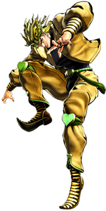 DIO as he appears in JoJo's Bizarre Adventure: Eyes of Heaven.