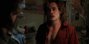 Billy about to attack Steve when he orders him to leave.