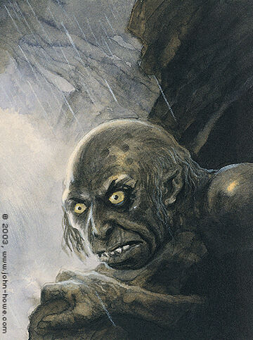 Before the 1966 edition of The Hobbit, it wasn't specified that Gollum was  'a small, slimy creature'. Here are some interpretations of him before that  edition. : r/lotr