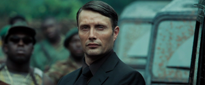 Le Chiffre arrives to meet terrorist Steven Obanno.