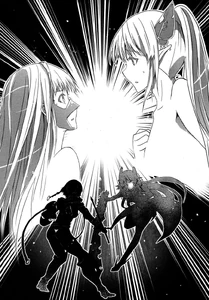 Aldra and Maria in Queen's Blade Rebellion: Zero