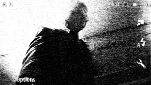 Close up of Slender Man.