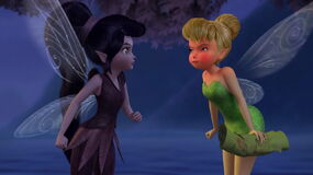 Vidia had a argument with Tinkerbell.