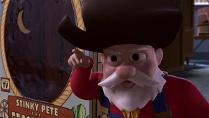 473E8A99-0B35-4FE0-B4C4-250DB3495A55.jpeg (356 KB) "FAIR?! I'll tell you what's not fair. Spending a lifetime on a dime store shelf watching every other toy be sold." - Stinky Pete explaining his overall motive behind keeping the entire Roundup Gang intact at the Konishi Toy Museum.