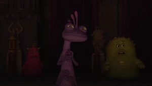 Randall fearing for Hardscrabble's presence, before camouflaging himself.