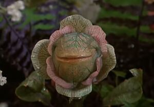 Audrey II "reborn" in the theatrical ending.