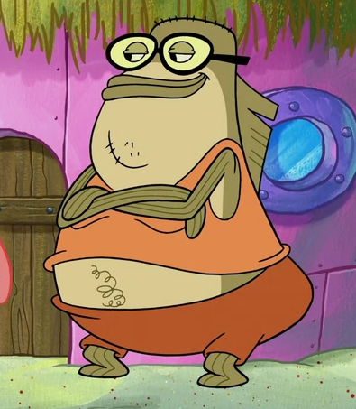 spongebob nerd fish