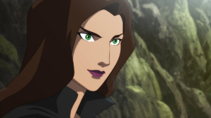 Talia's seductive grin.