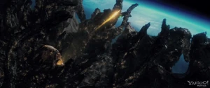 Parallax chasing Hal into space.